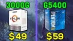 Athlon 3000G versus Pentium G5400 (6 jogos + Cinebench + Blender + Consumo de energia)