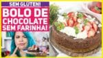 BOLO DE CHOCOLATE SEM FARINHA! FOFINHO, MOLHADINHO E SEM GLÚTEN | Receitas de Minuto 519