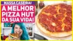 COMO FAZER A PIZZA DO PIZZA HUT! Receita de Pizza Pan Muito fácil de fazer | Receitas de Minuto 518
