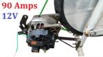 Como fazer gerador DC 12v 90 Amps do alternador de carro antigo – passo a passo