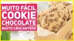 COMO FAZER O COOKIE DE CHOCOLATE MAIS FÁCIL DO MUNDO! Aniversário do Canal | Receitas de Minuto 522
