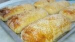 Como fazer pão com massa de azeitonas e tomate e recheio de carne