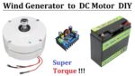 Gerador de turbina eólica de 12v a 24v como motor CC sem escova – BLDC alto torque