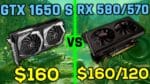 GTX 1650 SUPER versus RX 580 e 570 com i5-9400F (8 jogos)