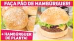 PÃO DE HAMBÚRGUER CASEIRO TIPO BRIOCHE + HAMBÚRGUER DO FUTURO | Me Ajuda Gi 69