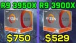 Ryzen 9 3950X versus 3900X com RTX 2080 (7 jogos + Cinebench R20 + Blender)