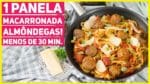 ALMOÇO EM 1 PANELA SÓ PRONTO EM 30 MINUTOS!MACARRONADA COM ALMÔNDEGAS | Receitas de Minuto 527