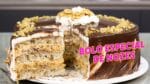 BOLO ESPECIAL PÃO DE LÓ DE NOZES COM RECHEIO DE MOUSSE DE DOCE DE LEITE – CHEF LÉO OLIVEIRA