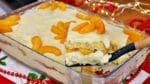 BOLO GELADO DE PÊSSEGO NA TRAVESSA | SUPER FÁCIL E DELICIOSO
