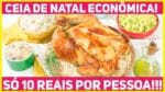 CEIA DE NATAL COMPLETA ECONÔMICA SÓ 10 REAIS POR PESSOA | PARA A FAMÍLIA | Receitas de Minuto 532