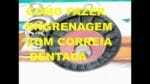Como Fazer Engrenagem com Correia Dentada