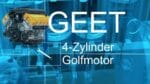 GEET – óleo de cozinha a água e gasolina motor de golfe de 4 cilindros– (Alemão)