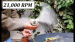 Motor 12v 20A DC forçado em super alta velocidade para teste de hélice