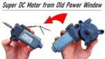 Não jogue fora o motor da janela do seu carro – 12v 6 Amps DC Motor Salvage DIY