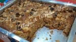 Receita de Natal e Ano Novo Bolo de Maçã com Canela e Frutas Cristalizadas.