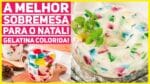 SOBREMESA PERFEITA PARA CEIA DE NATAL! GELATINA COLORIDA FÁCIL E ECONÔMICA | Receitas de Minuto 531