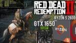 Teste GTX 1650 Super em Red Dead Redemption 2 – Das montanhas à St Denis (FHD 2.5K com RYZEN 5 2600)