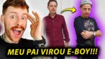 Transformei MEU PAI em um E-BOY (ou em um E-Daddy)