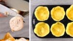 3 cestinhas de batata com guarnições especiais