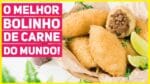 BOLINHO DE CARNE DE PADARIA! Receita de salgado da minha Mãe | Receitas de Minuto 537