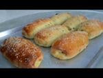 Como fazer joelho e enroladinho de queijo e presunto com massa de cebola