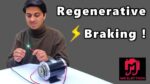 O que é Frenagem Regenerativa?  Motor DIY 24V DC para Gerador de 500W 26 Amps