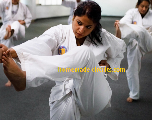 Aprendendo artes marciais e táticas de defesa pessoal