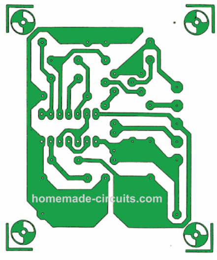 Circuito Temporizador de Cozinha Simples - Temporizador de Ovo 4 Design de PCB e sobreposição de componentes