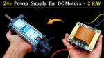 24v DC de 220v AC usando transformador de microondas – DC Motor DIY