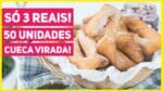 50 UNIDADES de Bolinho POR SÓ 3 REAIS | CUECA VIRADA DE PADARIA MUITO FÁCIL | Receitas de Minuto 548