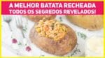 BATATA RECHEADA MUITO FÁCIL NO FORNO, MICROONDAS OU AIR FRYER! COMO FAZER | Receitas de Minuto 547