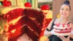 BOLO VELUDO VERMELHO BOLO RED VELVET – RECHEIO DE LEITE NINHO – JÁ TENTOU FAZER E NÃO ACERTOU???