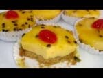 Como fazer tortinhas musse de maracujá com casquinha de biscoito