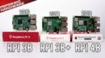 Comparação – Raspberry Pi 3B, Raspberry Pi 3B+ e Raspberry Pi 4B (Specs, Perf, Temp)