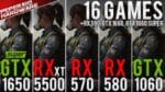 Comparativo – GTX 1650 Super vs RX 5500 XT, RX 570, RX 580, GTX 1060, GTX 1660 Super (1080p & 1440p)