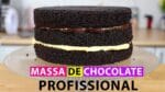 MASSA DE CHOCOLATE PROFISSIONAL ( A MELHOR DE TODAS) | CAKEPEDIA