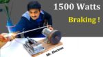 Motor 180v DC para Gerador de Volante de 1500W |  Frenagem Regenerativa 1,5 kw