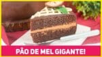PÃO DE MEL GIGANTE – BOLO RECHEADO!!! MUITO FÁCIL | Receitas de Minuto 545