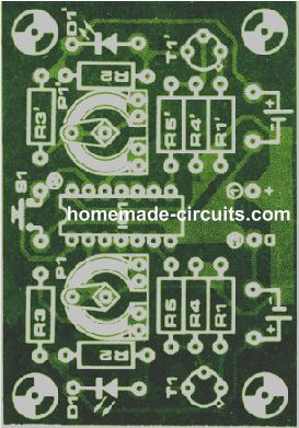 Circuitos para carregar Bateria Recarregável de NI-CD 6 Projeto do PCB e sobreposição de componentes