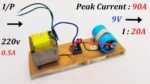 9V 20A DC de 220V AC para Motor DC de alta corrente 1000W – Ideia incrível