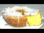 Como fazer bolo cremoso de milho com coco