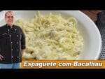 Espaguete com Bacalhau do Chef Taico
