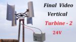 Faça Gerador de Turbina Eólica Alimentada por Alternador de 12V, 24V 400W (Parte 2)