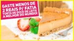 MENOS DE R$2 POR FATIA! TORTA DE DOCE DE LEITE DELICIOSA MUITO FÁCIL | Receitas de Minuto 555