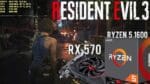 Teste Resident Evil 3 Remake – Ryzen 5 1600 / RX 570 4GB / 16GB RAM – 1080p & 1440p