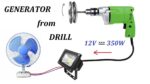 Faça um gerador elétrico de 12V DC a partir de um motor de perfuração de 220v