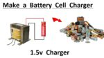 Faça você mesmo um carregador de célula de bateria de 1,5 v 40 A