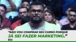 NÃO VOU COMPRAR SEU CURSO PORQUE JÁ SEI FAZER MARKETING | ERICO ROCHA