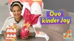 OVO DE PÁSCOA RECHEADO COM KINDER JOY – IMPOSSÍVEL COMER SÓ UM PEDAÇO!