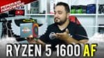 Ryzen 5 1600 AF é o CPU IDEAL baratinho! Primeiras Impressões e Testes Preliminares com o cooler box